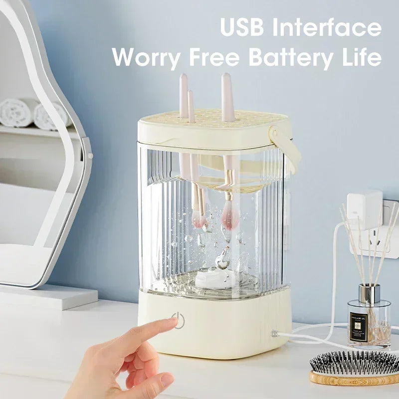 3 In 1 USB Electric Makeup Brush Cleaner