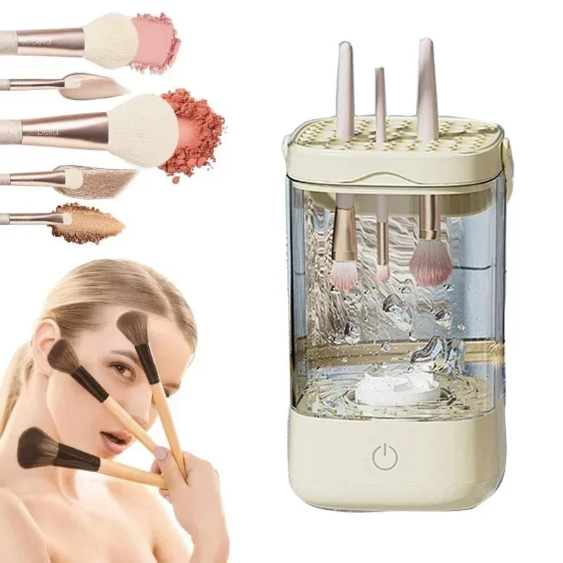 3 In 1 USB Electric Makeup Brush Cleaner