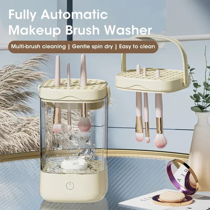 3 In 1 USB Electric Makeup Brush Cleaner