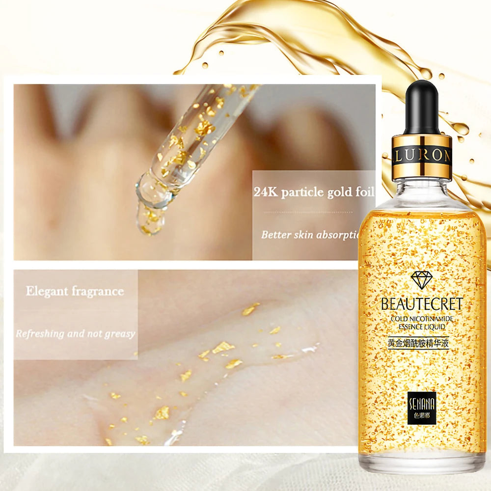 Skincare Set 24K Gold Niacinamide Face Serum Anti Ageing Skin Products