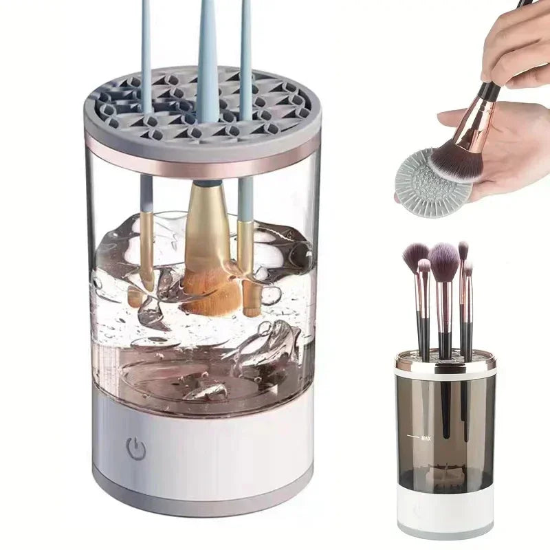 3 In 1 USB Electric Makeup Brush Cleaner